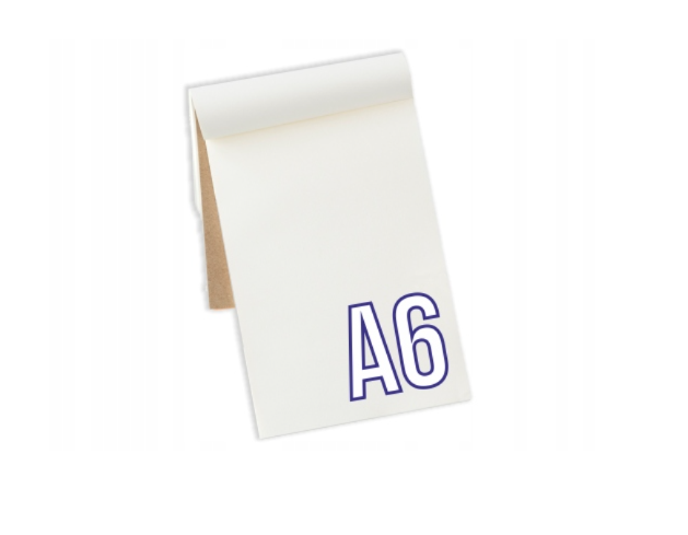Notesy Reklamowe A6 25 kartek pakiet 100 sztuk